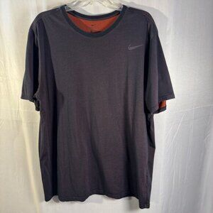 Nike Men’s Dri-Fit The Nike Tee Charcoal Brown Athletic Short Sleeve Shirt 2XL